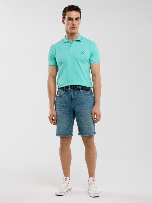Pánske kraťasy jeans ADEN 496